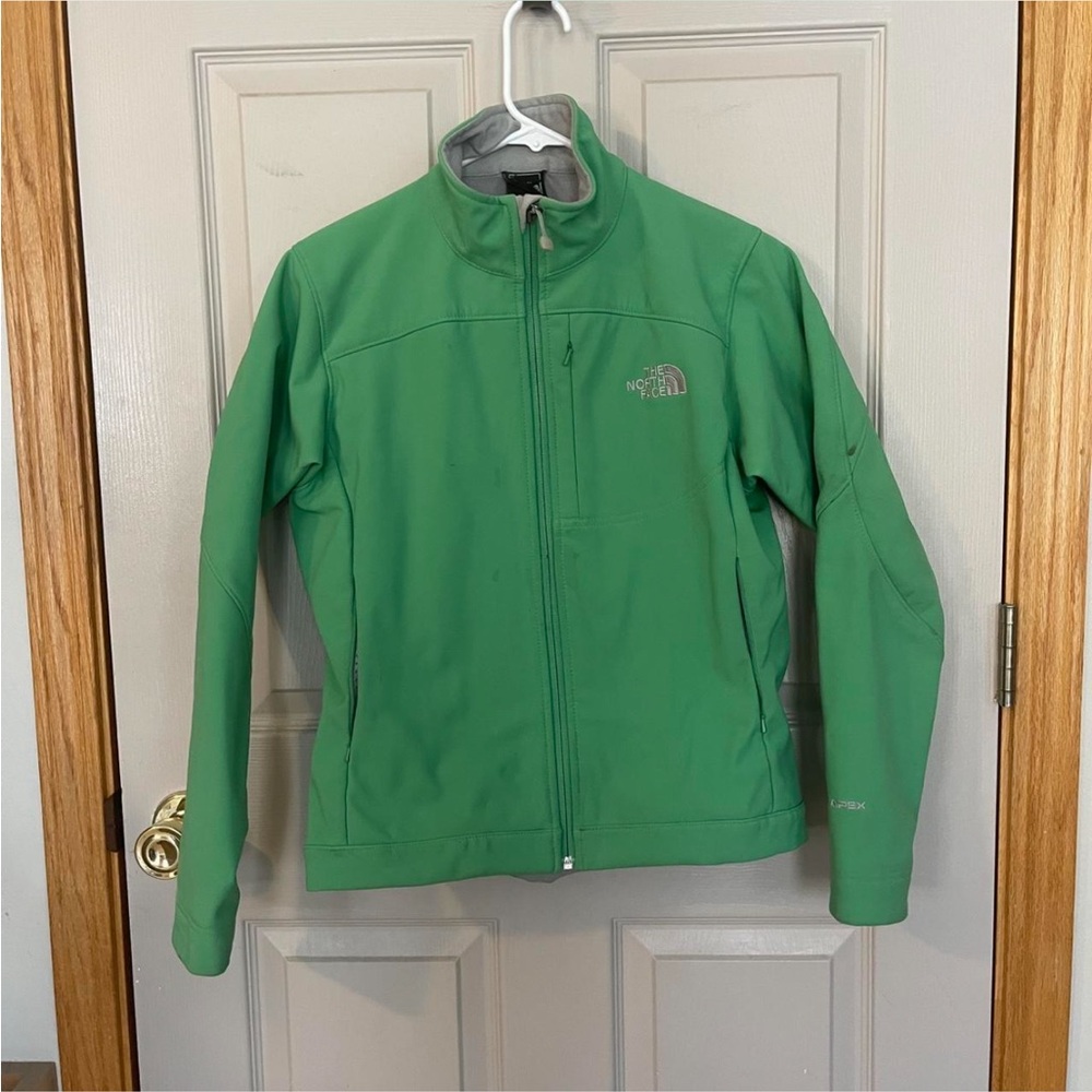 The North Face Vibrant Green Softshell Jacket